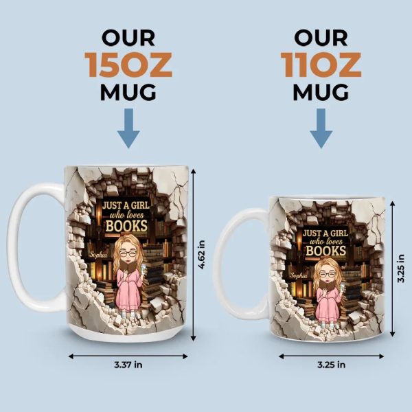 Read To Live And Live To Read - Personalized Custom Mug - Christmas Gift For Book Lovers