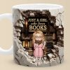Read To Live And Live To Read - Personalized Custom Mug - Christmas Gift For Book Lovers