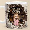 Read To Live And Live To Read - Personalized Custom Mug - Christmas Gift For Book Lovers