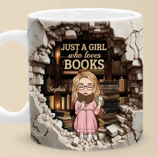Read To Live And Live To Read - Personalized Custom Mug - Christmas Gift For Book Lovers