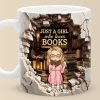 Read To Live And Live To Read - Personalized Custom Mug - Christmas Gift For Book Lovers