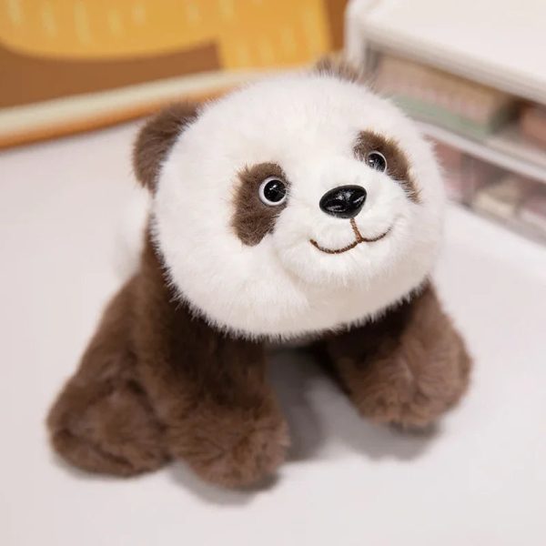 Real Life Baby Panda Plush Doll - Weighted Cuddly Toy for Cozy Decor