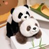 Real Life Baby Panda Plush Doll - Weighted Cuddly Toy for Cozy Decor