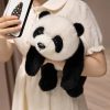 Real Life Baby Panda Plush Doll - Weighted Cuddly Toy for Cozy Decor