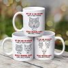 Reason Wake Up Early Cat Head Outline Personalized Mug