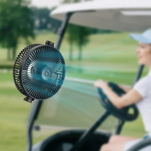 Rechargeable Desk Fan | Portable, Quiet, Clip-On For Home, Office, Outdoor