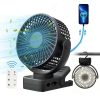 Rechargeable Desk Fan | Portable, Quiet, Clip-On For Home, Office, Outdoor