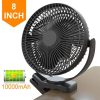 Rechargeable Desk Fan | Portable, Quiet, Clip-On For Home, Office, Outdoor