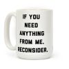 Reconsider Coffee Mug Reconsider Coffee Mug