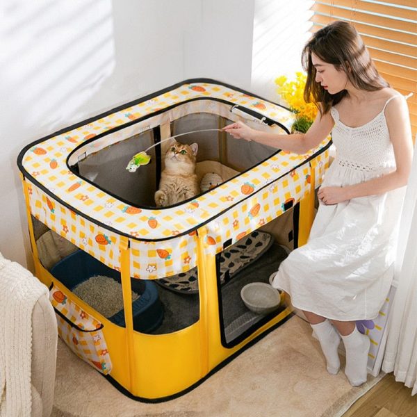 Rectangular Folding Pet Playpen