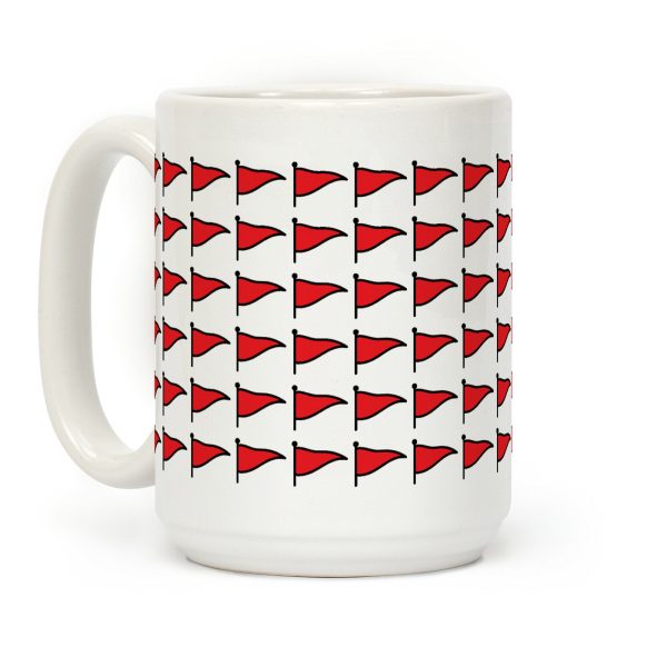 Red Flags Coffee Mug Red Flags Coffee Mug