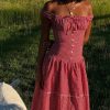Red Plaid Maxi Dress Red Plaid Maxi Dress