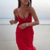 Red Ruffles Maxi Dress Red Ruffles Maxi Dress