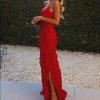 Red Ruffles Maxi Dress Red Ruffles Maxi Dress
