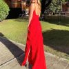 Red Ruffles Maxi Dress Red Ruffles Maxi Dress