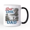 Reel Cool Dad Fishing Personalized Mug, Funny Vintage Fisherman Fatherhood Gift with Custom Name Reel Cool Dad Fishing Personalized Mug, Funny Vintage Fisherman Fatherhood Gift with Custom Name