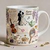 Regency Romance - Personalized White Edge-to-Edge Mug - Gift For Couple HH01