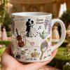 Regency Romance - Personalized White Edge-to-Edge Mug - Gift For Couple HH01