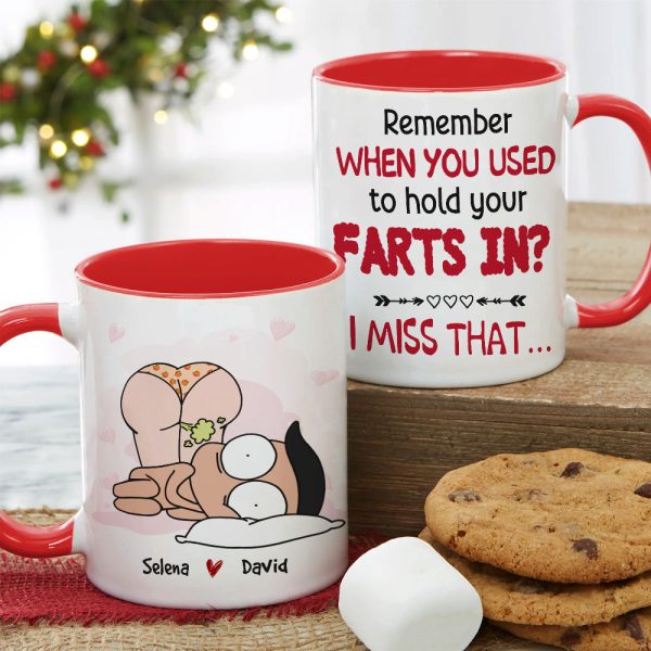 Remember When You Used To Hold Your Farts In, Personalized Coffee Mug, Funny Couple Mug, Couple Gift Remember When You Used To Hold Your Farts In, Personalized Coffee Mug, Funny Couple Mug, Couple Gift