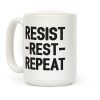 Resist Rest Repeat Coffee Mug Resist Rest Repeat Coffee Mug