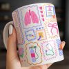 Respiratory Therapist With Lungs And Medical Tools - Personalized Custom Coffee Mug - DOC087_MG Respiratory Therapist With Lungs And Medical Tools - Personalized Custom Coffee Mug - DOC087_MG