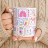 Respiratory Therapist With Lungs And Medical Tools - Personalized Custom Coffee Mug - DOC087_MG Respiratory Therapist With Lungs And Medical Tools - Personalized Custom Coffee Mug - DOC087_MG