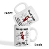 Retired I Don't Want To I Don't Have To Personalized Mug, Funny Retirement Gift For Colleagues, Mom, Dad