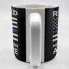 Retired Not My Problem Anymore, American Flag and Text - Personalized Custom Coffee Mug - OFC016_MG