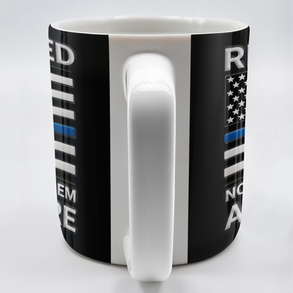 Retired Not My Problem Anymore, American Flag and Text - Personalized Custom Coffee Mug - OFC016_MG