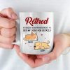 Retired Under New Management - Dog Personalized Custom Mug - Appreciation, Retirement Gift For Coworkers, Work Friends, Colleagues, Family Members, Pet Owners, Pet Lovers Retired Under New Management - Dog Personalized Custom Mug - Appreciation, Retirement Gift For Coworkers, Work Friends, Colleagues, Family Members, Pet Owners, Pet Lovers