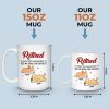 Retired Under New Management - Dog Personalized Custom Mug - Appreciation, Retirement Gift For Coworkers, Work Friends, Colleagues, Family Members, Pet Owners, Pet Lovers Retired Under New Management - Dog Personalized Custom Mug - Appreciation, Retirement Gift For Coworkers, Work Friends, Colleagues, Family Members, Pet Owners, Pet Lovers