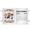 Retired Under New Management See Doll Grandkids Calendar Retirement Gift Personalized Mug Retired Under New Management See Doll Grandkids Calendar Retirement Gift Personalized Mug