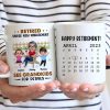 Retired Under New Management See Doll Grandkids Calendar Retirement Gift Personalized Mug Retired Under New Management See Doll Grandkids Calendar Retirement Gift Personalized Mug