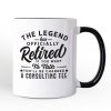 Retirement Consulting Fee Personalized Mug, Funny Officially Retired Gift with Custom Name Retirement Consulting Fee Personalized Mug, Funny Officially Retired Gift with Custom Name