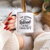 Retirement Consulting Fee Personalized Mug, Funny Officially Retired Gift with Custom Name Retirement Consulting Fee Personalized Mug, Funny Officially Retired Gift with Custom Name