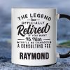 Retirement Consulting Fee Personalized Mug, Funny Officially Retired Gift with Custom Name Retirement Consulting Fee Personalized Mug, Funny Officially Retired Gift with Custom Name