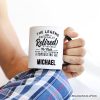 Retirement Consulting Fee Personalized Mug, Funny Officially Retired Gift with Custom Name Retirement Consulting Fee Personalized Mug, Funny Officially Retired Gift with Custom Name