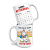 Retirement Is Freedom In Action - Coworker Personalized Custom Mug - Appreciation, Retirement Gift For Coworkers, Work Friends, Colleagues