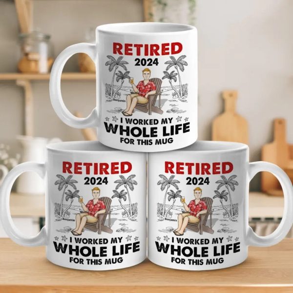 Retirement The World's Longest Coffee Break - Personalized Custom Mug - Appreciation, Retirement Gift For Coworkers, Work Friends, Colleagues Retirement The World's Longest Coffee Break - Personalized Custom Mug - Appreciation, Retirement Gift For Coworkers, Work Friends, Colleagues