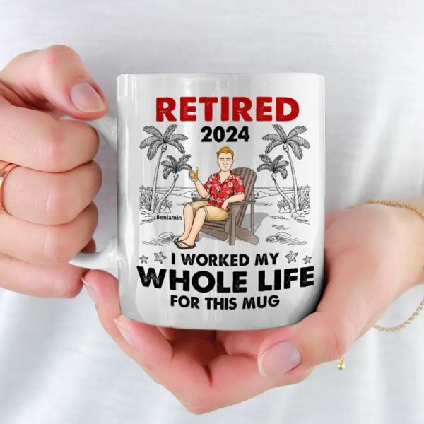 Retirement The World's Longest Coffee Break - Personalized Custom Mug - Appreciation, Retirement Gift For Coworkers, Work Friends, Colleagues Retirement The World's Longest Coffee Break - Personalized Custom Mug - Appreciation, Retirement Gift For Coworkers, Work Friends, Colleagues