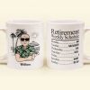 Retirement Weekly Schedule - Personalized Mug - Gift For Husband/Dad/Grandpa/Grandma Retirement Weekly Schedule - Personalized Mug - Gift For Husband/Dad/Grandpa/Grandma