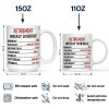 Retirement Weekly Schedule - Personalized Mug Retirement Weekly Schedule - Personalized Mug