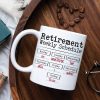 Retirement Weekly Schedule, Personalized Retirement Mug