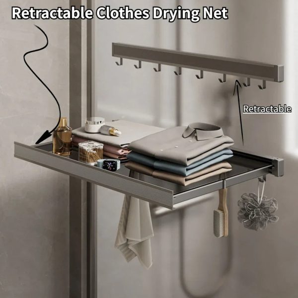 Retractable Clothes Drying Rack Retractable Clothes Drying Rack