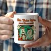 Retro Ghost Lovers Through Next Lives, Personalized Mug, Vintage Halloween Custom Gift for Couples Retro Ghost Lovers Through Next Lives, Personalized Mug, Vintage Halloween Custom Gift for Couples