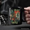Retro Monster Family Sitcom Personalized Mug, Horror Halloween Gift with Custom Name Retro Monster Family Sitcom Personalized Mug, Horror Halloween Gift with Custom Name