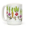 Retro Vegetable Pattern Coffee Mug
