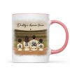 Retro Vintage Baseball Daddy's Dream Team Mug, Gift For Dad