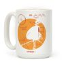 Retro Voyager 1 Golden Record Coffee Mug