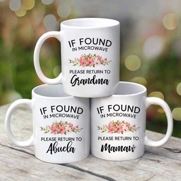 Return Mug To Mom Grandma Personalized Mug Return Mug To Mom Grandma Personalized Mug